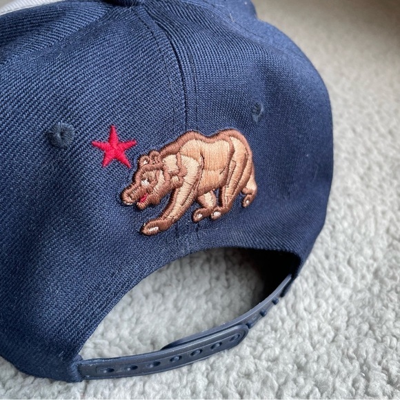 California Republic Hat men's adjustable snapback,embroidered front/back, color - Picture 3 of 9